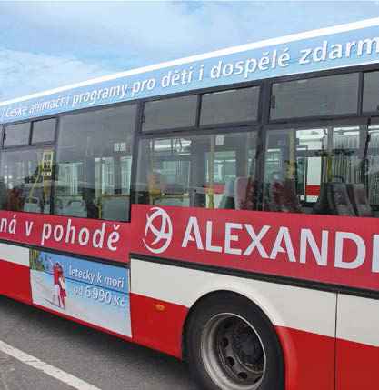 Zadní polep autobusu NB 12/18 (rozměr dle vybrané části)