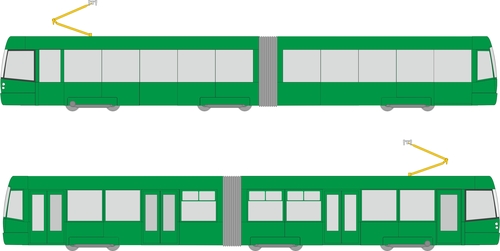 CELOPOLEP - tramvaj EVO2 (bez polepu oken)