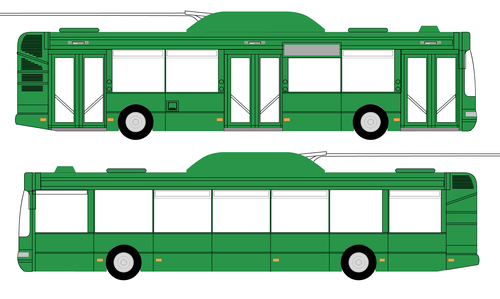 CELOPOLEP - Trolejbus TR 30 SOR (bez oken)
