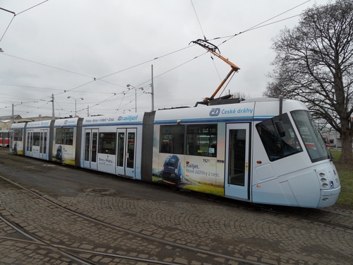 Referenční foto: Polep tramvaje Railjet