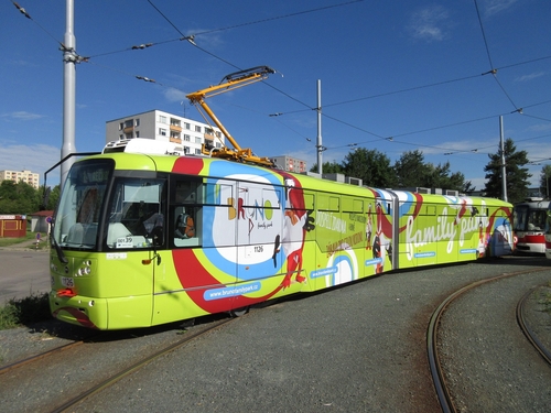 Referenční foto: Polep tramvaje Bruno