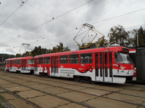 Referenční foto: Polep tramvaje Albert