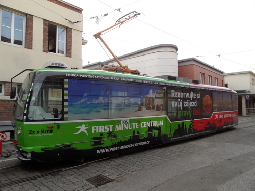 Referenční foto: Celopolep tramvaje First Minute Centrum