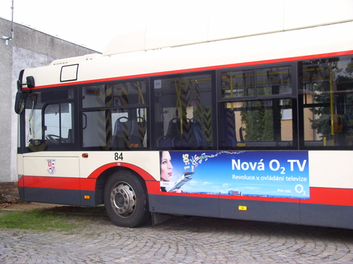 Fólie KS (360x44 cm) - trolejbus
