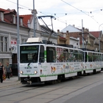 CELOPOLEP - tramvajová souprava T6 + T6 (bez oken)